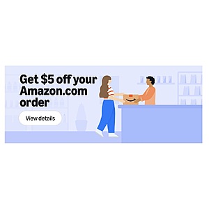 YMMV Get $5 off your Amazon.com order when you pick up from Whole Foods Market