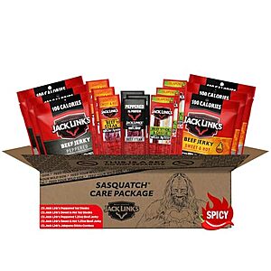 [SnS, AC] $21.77 | 15-Piece Jack Link's Beef Jerky (Spicy Gift Basket Variety Pack) at Amazon