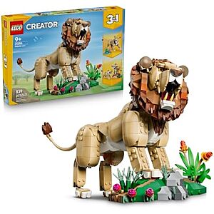$55.95 | 839-Piece LEGO Creator: 3 in 1 - Wild Animals: Majestic Lion (31386, 2026) at Amazon