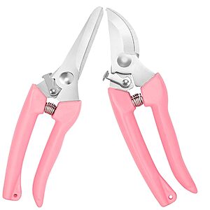 2-Pack 1" Cut Capacity Pruning Shears (Pink) $10.39 + Free Shipping w/ Prime or on $35+