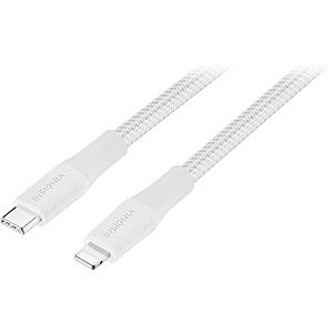$4.99, FS, Insignia™ - 10' USB-C to Lightning Charge-and-Sync Cable - Moon Gray