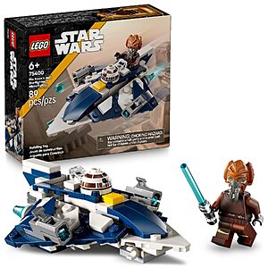 89-Piece LEGO Star Wars Plo Koon's Jedi Starfighter Microfighter Building Set $8.99 + Free Shipping w/ Prime or on $35+