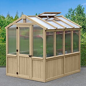 Yardistry 6.7 x 7.8 Meridian Cedar Greenhouse $1228.99