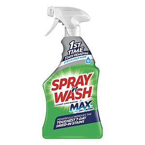 [S&S] Spray 'n Wash Max Laundry Stain Remover Spray for Clothes, 16oz $2.95