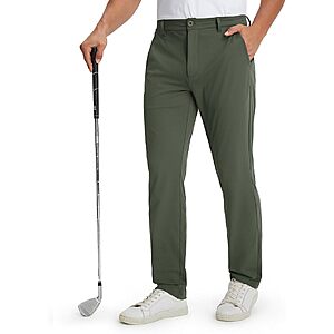 M MAELREG Men's Lightweight Stretch Golf Pants w/ Pockets (Various) $19.97 + Free Shipping w/ Prime or on $35+