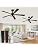 Fanbulous 48 Inch Caged 6-Speed Farmhouse Style Ceiling Fan (2 Pack) w/ 2 E12 Light Bulb Sockets $90 + Free S/H