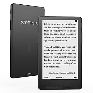 XTEINK X4 Classic Pocket eReader, Ultra-Light 68g & 4.9mm Thin - $67.15 AC