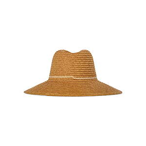 Time and Tru Women's Wide Brim Panama Straw Hat (Dark Natural) $1.66 + Free Shipping w/ Walmart+ or on $35+