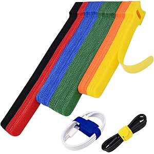 Amazon – NAYZWOK 80-Piece Reusable Cable Tie Set - $5.99 w/ Code