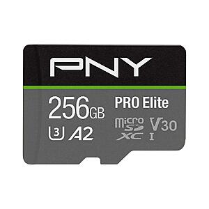 256GB PNY PRO Elite V30 A2 microSDXC Memory Card $45.99 + Free Shipping