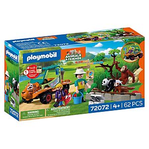 62-Piece Playmobil Zoo Zookeeper with Vehicle Playset $24.49 + Free Shipping w/ Prime or on $35+