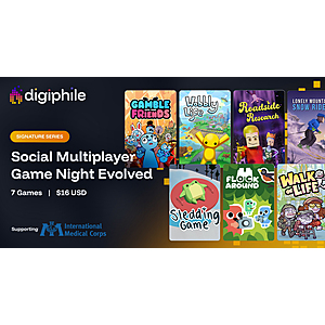 $16 | 7-Item Social Multiplayer Games Bundle: Wobbly Life, Gamble With Your Friends & More (PC Games)