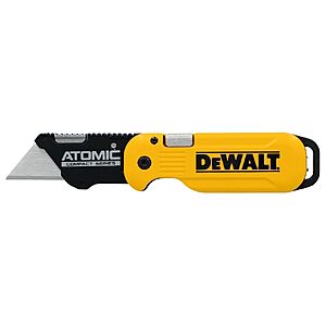 DEWALT Atomic Compact Series Push & Flip Folding Utility Knife $6.70 + Free Shipping w/ Prime or on $35+