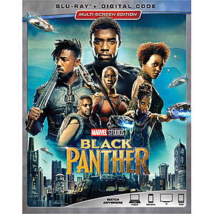 Black Panther (Blu-ray + Digital Copy) $8.87 Walmart.com