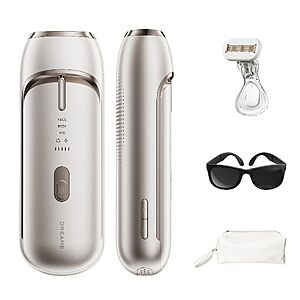 Dreame Nova IPL Hair Removal with Dual-Lamp 27J Output, Sapphire ICE Cooling, 3.9cm² Window, 0.2s Flash, Adaptizone AI Detection, Photon Skincare $129.99
