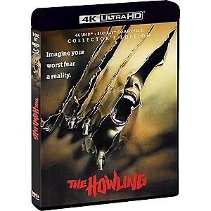 The Howling - Collector's Edition 4K Ultra HD + Blu-ray $20.99 Amazon.com