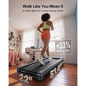 MERACH UltraWalk W60 Walking Pad Treadmill w/ 12-Level Auto Incline, 3.5HP Motor & 400-Lb Capacity $197.99 + Free Shipping