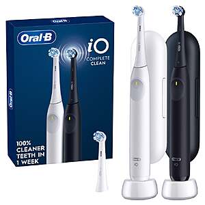 Oral-B iO Series 2 Complete Clean Rechargeable Electric Toothbrush, 2-pack $69.99 - $5.99 shipping Costco.com