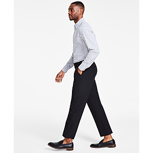 Nautica Men's Performance Stretch Modern-Fit Dress Pants (Various Colors) $22.99