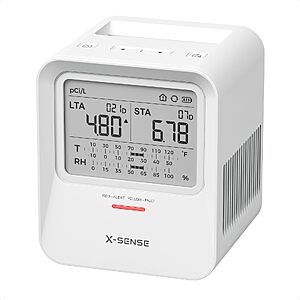 X-Sense Radon Detector for Home, Audible & Visual Alerts, XR0B-SR $53.99