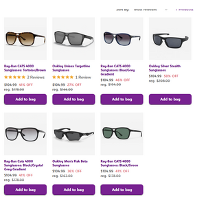 Oakley & Ray-Ban Sunglasses Deals at Zulily $56.99