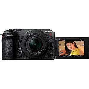 Nikon Z 30 with Wide-Angle Zoom Lens | Our most compact, lightweight mirrorless stills/video camera with 16-50mm zoom lens | Nikon USA Model $596.95