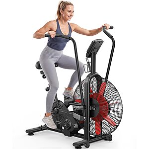 Wenoker A20 Air-Resistance Exercise Bike, Air Bike with Smart APP, ISCC PLUS Certified $449.99