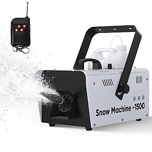 Amazon – UPGREY 1500W Snow Machine - $57.10 w/ Code