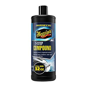 $21.82 S&S AMZ Meguiar's M67 Marine/RV One-Step Compound, 32oz