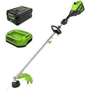 $119.99* | Greenworks 60V 16" Brushless Cordless String Trimmer w/ 4.0Ah Battery at Amazon