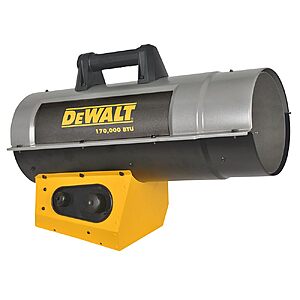 DEWALT 170,000 BTU Forced Air Propane Heater $351