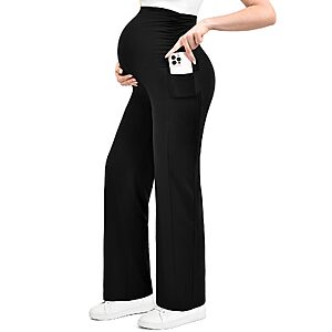 Amazon – Ipletix Maternity Wide-Leg Lounge Pants - $11.69–$13.49