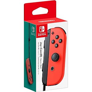 $31.97* | Nintendo Joy-Con (R) - Neon Red Switch at Amazon