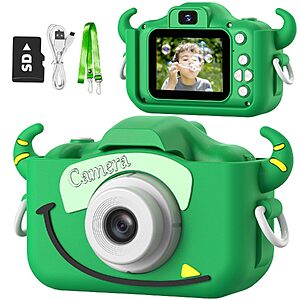 Goopow Kid's Digital Camera Toy w/ 32GB SD Card $11.99 + Free Shipping w/ Prime or on $35+