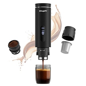 BougeRV Cordless Self-Heating Portable Coffee Maker (K-Cup Compatible) $59.99 + Free Shipping