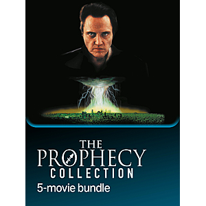 The prophecy 5 movie collection 4K/HD Christopher Walken apple tv, fandango digital $7.99