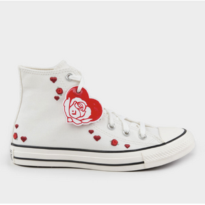 CONVERSE Chuck Taylor All Star Roses Embroidered Womens High Top Shoes, size 5 $21.97