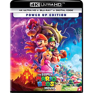 The Super Mario Bros. Movie - Power Up Edition 4K Ultra HD + Blu-ray + Digital [4K UHD] $14.99