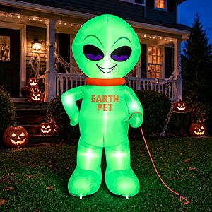 6' Beinhome Halloween LED Inflatable Alien Earth Pet $13.49 + Free Shipping w/ Prime or on $35+
