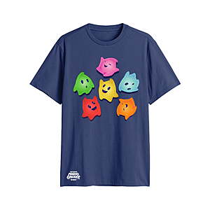 Nintendo Super Mario Lumas Around Men's Graphic Tee (Sm-3XL) $7.04 + Free Shipping w/ Walmart+ or on $35+