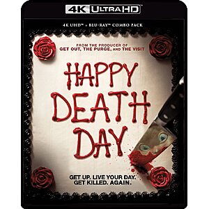 Happy Death Day - 4K Ultra HD + Blu-ray [4K UHD] $20.49 Amazon.com