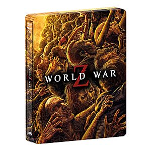 World War Z Steelbook 4K UHD Limited Edition $23.99 Amazon.com