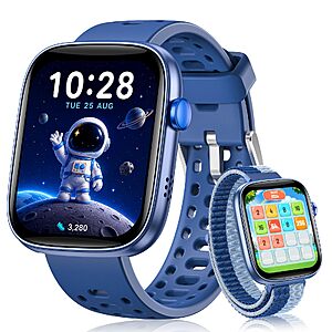 Kids Smart Watch No Phone Needed, 1.83" Smart Watch Fitness Trackers (Blue) $18.35 AC + Free Shipping /w Prime