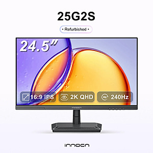 Refurbished INNOCN 25G2S 24.5" 240Hz QHD 2K Gaming Monitor $79