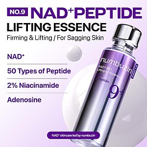 [S&S] numbuzin No.9 NAD+ Peptide Serum for Face & Body, Anti-aging 1.69 fl oz $17.09