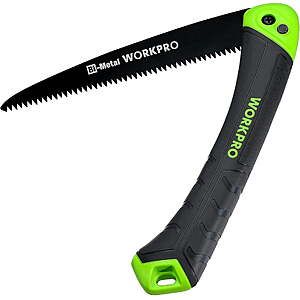 7" Workpro Folding Pruning Hand Saw $12.99 + Free Shipping w/ Walmart+ or on $35+