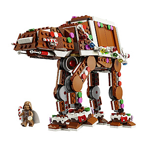 New Members: 697-Piece LEGO Star Wars Gingerbread AT-AT Walker Building Set $39.98 + $5.50 Shipping