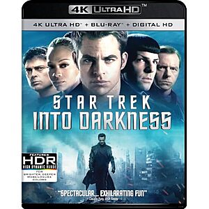 Star Trek 2: Into Darkness (4K Ultra HD + Blu-ray) $9.99 + Free Shipping w/ Prime or $35+