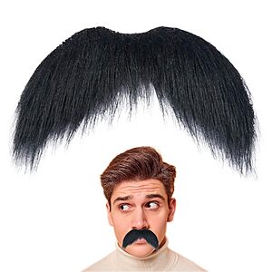 Self-Adhesive Stick-On Fake Mustache & Beard Set $2.74 + Free Shipping w/ Prime or on $35+