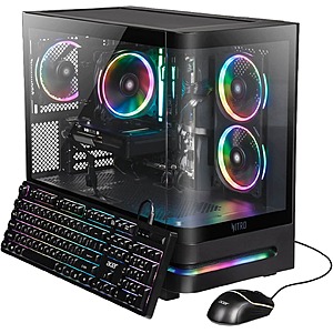 Acer Nitro 65 Gaming Desktop: Ryzen 7 8700F, RX 9060 XT (16GB), 16GB DDR5, 1TB SSD $1199.99